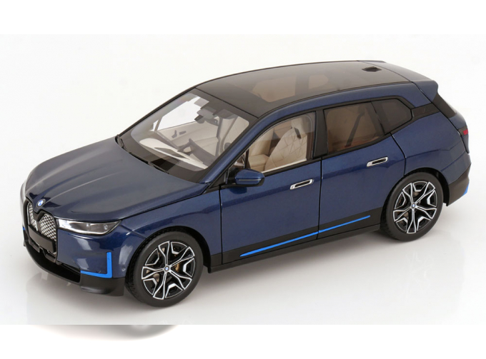 BMW iX (2022), blue metallic