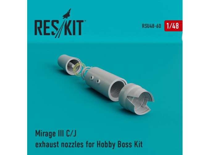 Сборная модеь Mirage III C/J exhaust nozzles for Hobby Boss Kit
