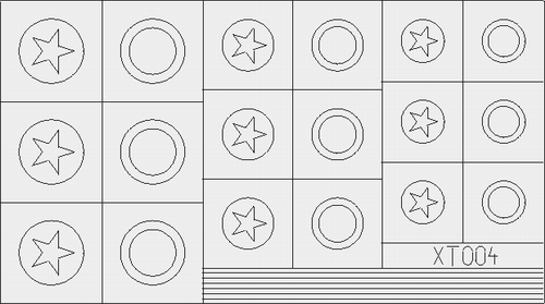 Окрасочная маска Американские звезды (средние)