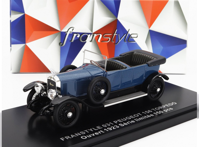 PEUGEOT 156 Torpedo Cabriolet Open (1923), Blue Black