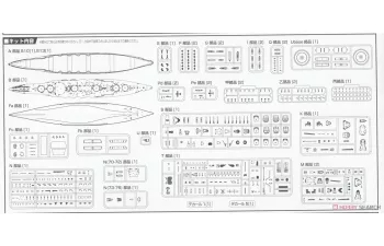 Сборная модель Японский линкор Fuso (1935/1938) Full Hull