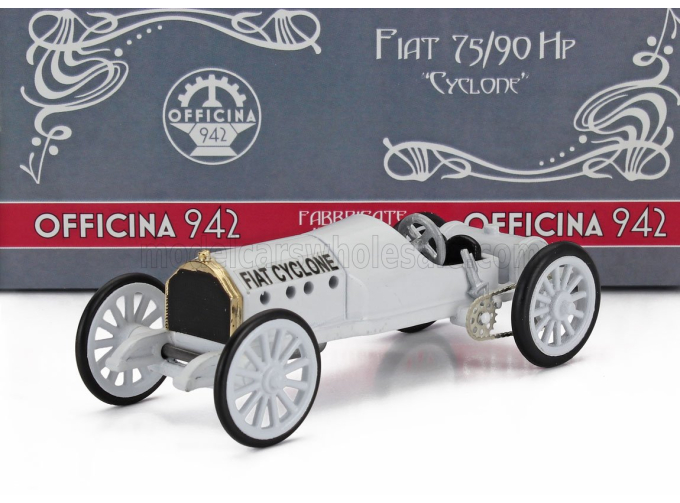 FIAT 75/90hp Cyclone (1908), White