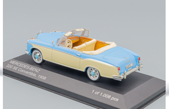 MERCEDES-BENZ 220 SE Convertible (1957), blue