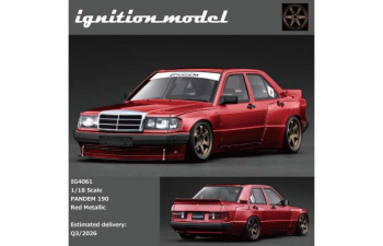 MERCEDES-BENZ 190 PANDEM, red metallic