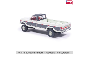 FORD F-150 XLT Lariat Long Bed Styleside 4x2 pick-up (1986), white / grey