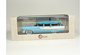 EDSEL Villager four-doors station wagon (1958), blue