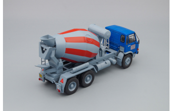BERLIET GRH 230 6x4 Betoniera Tanker Cement Mixer Truck 3-assi 1959 - Movimento Terra, Blue Grey Red