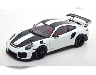 PORSCHE 911 991-2 Gt2 Rs Weissach Package 2019 - Black Rims, White Black