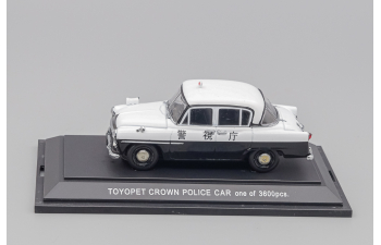 Toyopet Crown Japan Police Car (1955), white / black