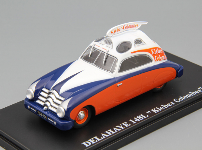 DELAHAYE 148L "Kleber Colombes", blue / orange / white