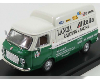 FIAT 238 Van Tetto Alto Assistenza Lancia Corse Rally Racing (1975), White Green