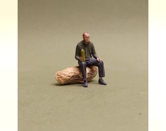 Фигура 0908 Вован с полторашкой, окрашенная (цвет в ассортименте)