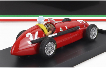 ALFA ROMEO F1 158 N 34 World Champion Winner Monaco Gp Nino Farina 1950 - With Driver Figure, Red