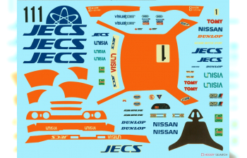 Сборная модель JECS Skyline (Skyline GT-R [BNR32 Gr.A]) 1992