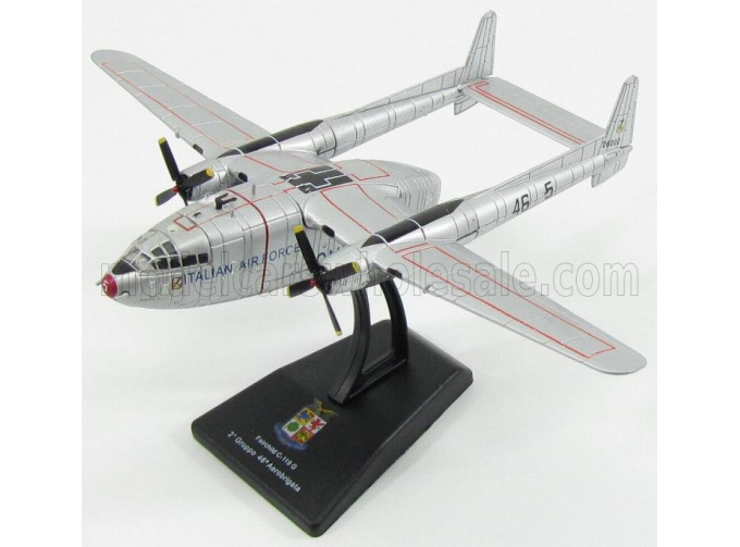 FAIRCHILD C119g 2nd Gruppo 46th Trasporti Aerobrigata Military Airplane (1947), Silver Red