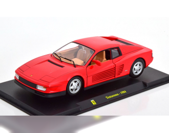 FERRARI Testarossa (1984) - Con Vetrina - With Showcase, red