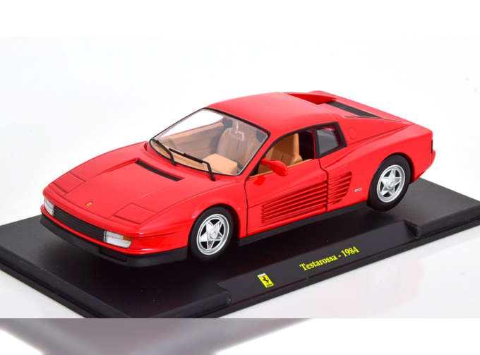 FERRARI Testarossa (1984) - Con Vetrina - With Showcase, red