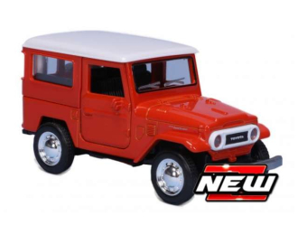 TOYOTA Land Cruiser (JF40) (1960), red/white
