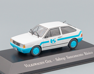 VOLKSWAGEN Gol Sabesp, white / blue