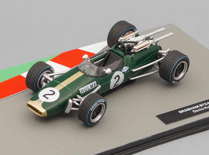 BRABHAM BT24 Денни Халма (1967), Formula 1 Auto Collection 23