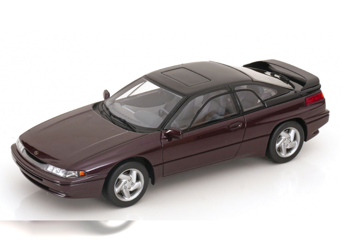 SUBARU SVX (1991), darkred-metallic black