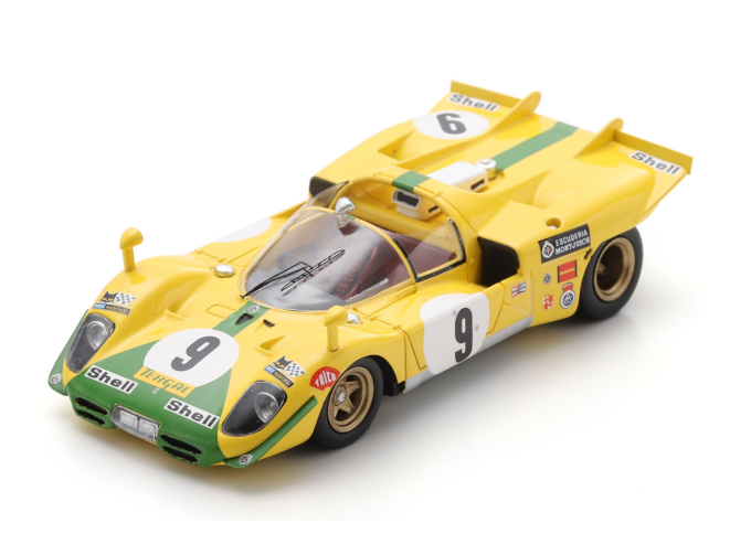 FERRARI 512S 5.0L V12 Team Scuderia Montjuich №9 24h Le Mans (1970) Jose Juncadella - Juan Fernandez