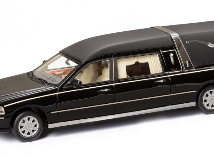 LINCOLN Тown car hearse (2009), black