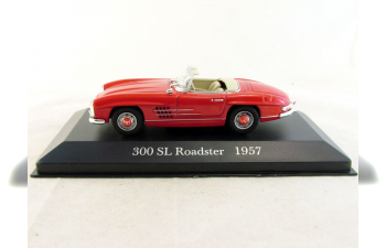 MERCEDES-BENZ 300 SL Roadster (1957), Mercedes-Benz Offizielle Modell-Sammlung 57, красный