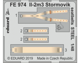 Ил-2М3 Штурмовик стальные ремни