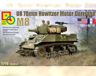 Сборная модел US 75mm Howitzer Motor Carriage M8