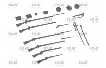 Сборная модель Вооружение и снаряжение периода Гражданской войны в США