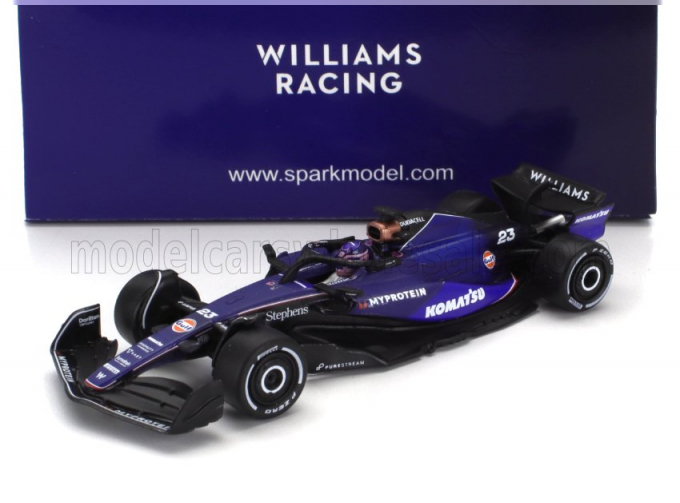 WILLIAMS F1 Fw46 Team Williams Racing №23 Season (2024) Alexander Albon, 2 Tone Blue