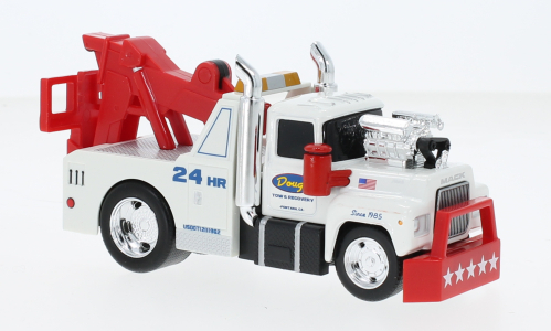 MACK R685st Tow Truck Assistance Carro Attrezzi 3-assi Custom (1980), White Red