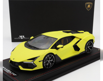 LAMBORGHINI Revuelto Hybrid (2023) - Con Vetrina - With Showcase, Giallo Clarus - Matt Yellow