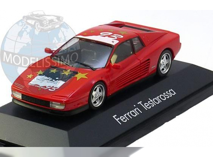 FERRARI Testarossa "Merry Christmas 93", красный