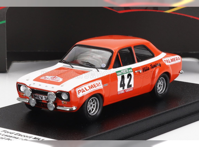 FORD Escort Mki (night Version) N42 Rally Portugal (1975) F.Lezama - J.Arnaiz, Red White