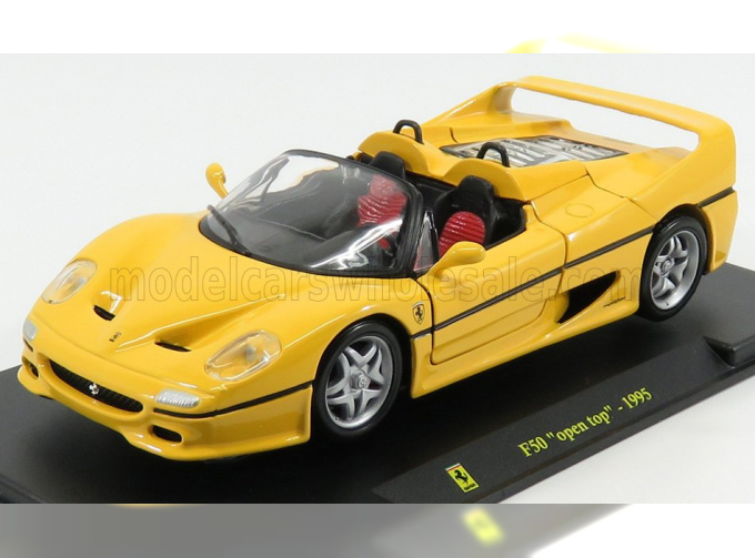 FERRARI F50 (1995) - Con Vetrina - With Showcase, Yellow