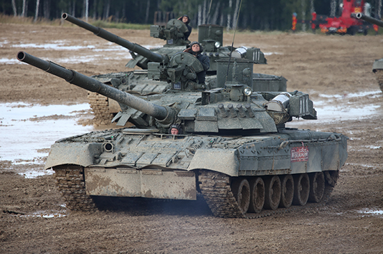 Сборная модель Russian танк Т-80UE-1 MBT