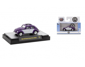 VOLKSWAGEN Beetle Deluxe U.S.A. Model (1956), violet/white