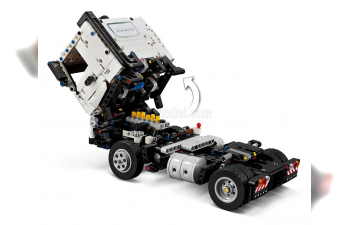 VOLVO Lego Technic - Fmx 540 Truck Pianale Trasporto Ec230e Escavatore - Electirc Excavator (2021), White