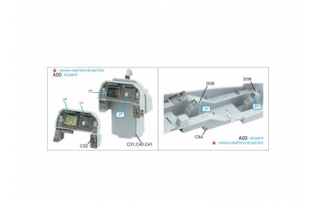 3D Декаль интерьера кабины AH-1Z включенные дисплеи для наборов QD+35119/QDS-35119 (Academy)