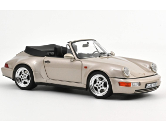 PORSCHE 911 964 Turbo LOOK Cabriolet (1992), silver