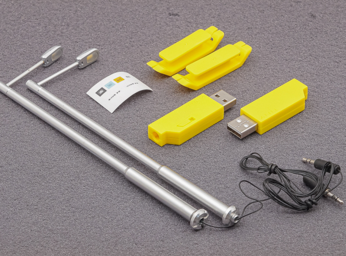 Набор из 2х фонарных столбов с подсветкой (USB)