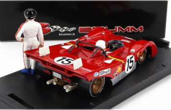 FERRARI 312 Pb 1000 Km Monza 1971 N 15 J.ickx C.regazzoni, Red