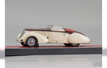 STEYR 220 Gleaser Sport Cabriolet (1938), beige / maroon