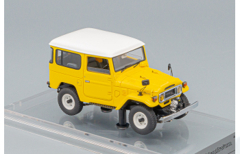 TOYOTA Land Cruiser 40 Series, yellow / white roof