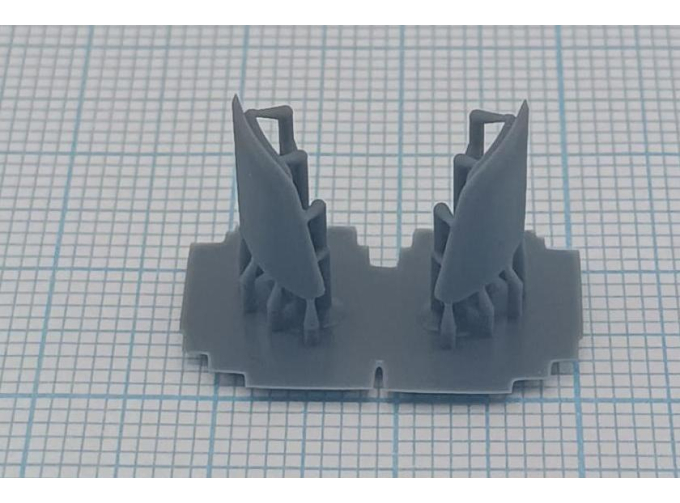 Дефлекторы кабины угловые, комплект левый+правый, 2 шт.