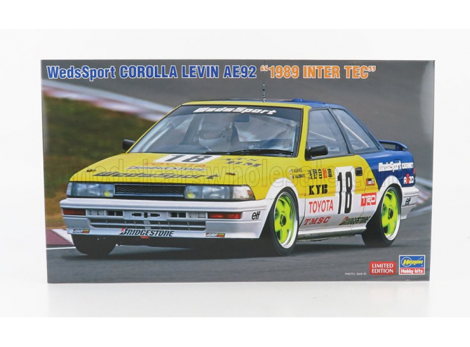 Сборная модель TOYOTA Corolla Levin Ae92 N18 Inter Tec 1989 T.asano - M.Hagiwara