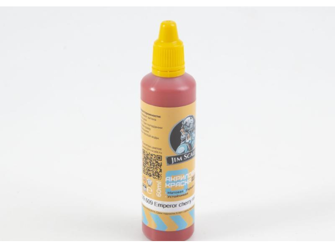 Краска акриловая Emperor cherry red (RAL 030 40 60 ), 60 мл