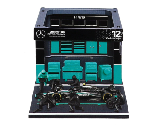 MERCEDES-BENZ Petrons F1 W16 #12 Kimi Antonelli, Pit Pass Set (2025)